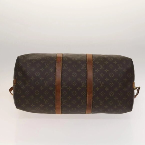 LOUIS VUITTON Monogram Keepall Bandouliere 50 Boston Bag M41416 LV Auth 137204 - Picture 7 of 16